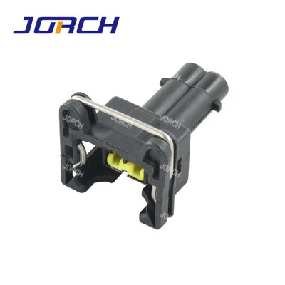 Connettore automobilistico tipo GM EV1 femmina nero a 2 pin per iniettore di carburante DJ7023C-3.5-21 106462-1