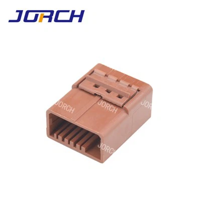 Connettore maschio ad alta potenza per auto marrone a 4 pin Terminale femmina elettrico per auto serie 4.8 Connettore PBT PA66 DJ7041-4.8-11